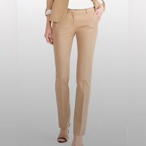 NWT J.Crew Campbell Trouser Pants Minimalist Workwear Wool Blend Camel Tan Sz 6